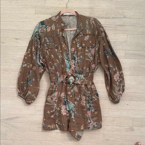 Floral Zimmerman Romper - Picture 1 of 3